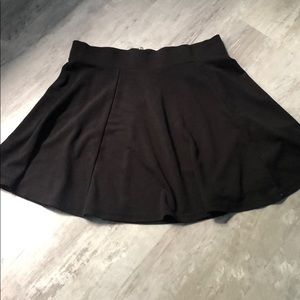 Black skater skirt